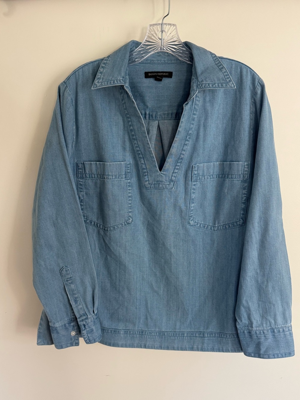 Banana Republic Denim Blouse size Large
